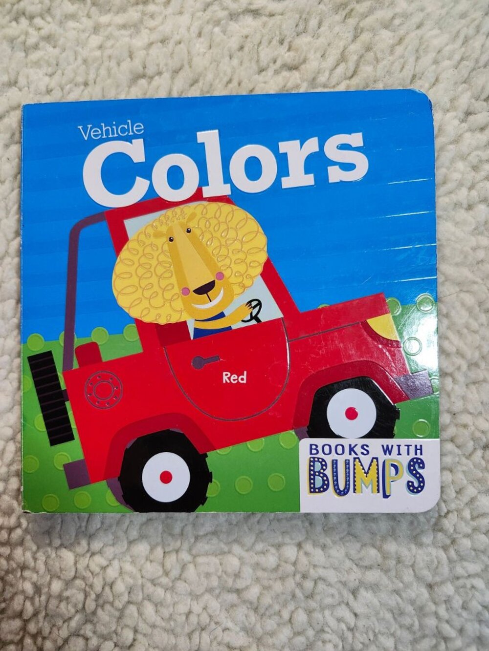 Flying Frog Vehicle Colors Board Book Books With Bumps Touch and Feel Baby